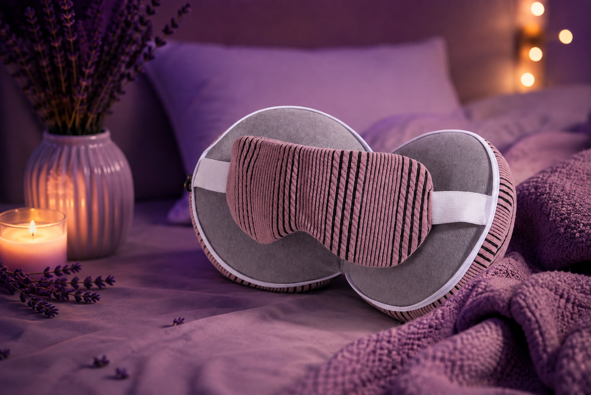 Cuscino DreamHug™ 2-in-1 per il sonno di aimDreams, morbido e rilassante, con design versatile per un riposo confortevole